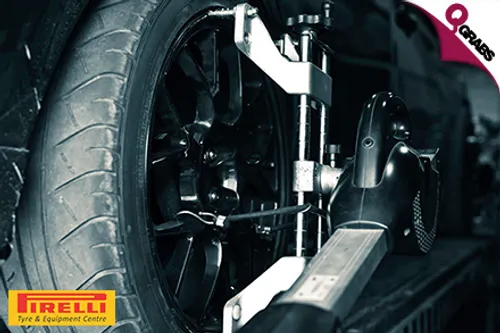 From QR60 Stay safe with Tyre Balancing OR Wheel Alignment for your Car at Pirelli! (Up to QR250 Value)
